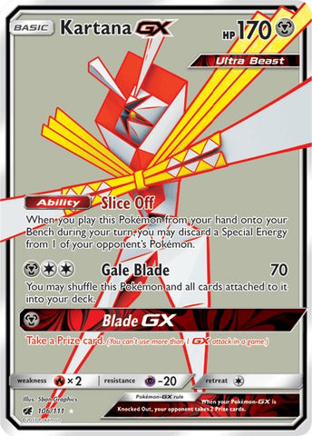 Kartana GX (Full Art) [SM04 - 106/111]