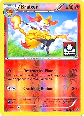 Braixen - 12/124 (Pokemon League) [PR - 012/124]