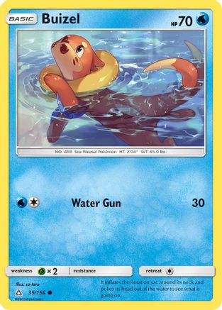 Buizel 035/156 SM  Ultra Prism - Common