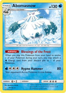 Abomasnow 038  - Reverse Holofoil SM  Ultra Prism - Rare
