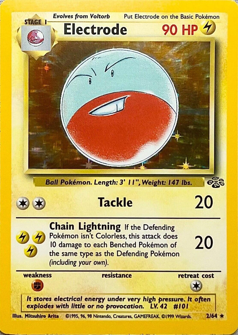 Electrode (2) 002  - Unlimited Holofoil Jungle - Holo Rare