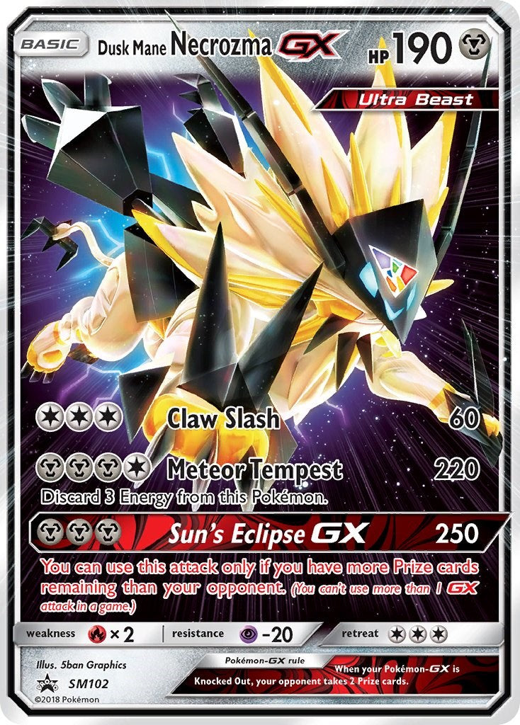 Dusk Mane Necrozma GX - SM102 [SMP - 102]