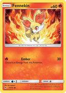 Fennekin (14) 014/131  - Reverse Holofoil SM  Forbidden Light - Common
