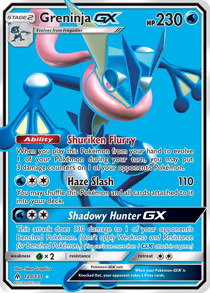 Greninja GX (Full Art) [SM06 - 120/131]