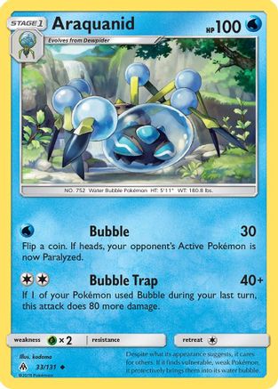Araquanid 033 SM  Forbidden Light - Uncommon