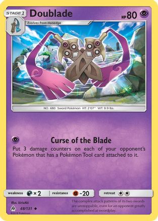 Doublade 048 SM  Forbidden Light - Uncommon