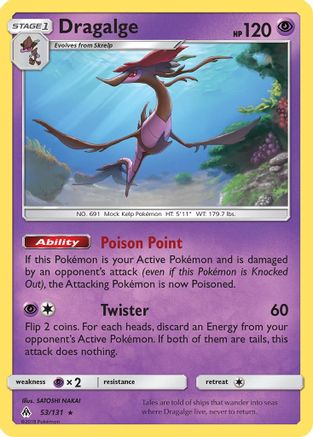 Dragalge 053  SM  Forbidden Light - Rare