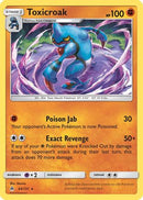 Toxicroak 064  - Reverse Holofoil SM  Forbidden Light - Rare
