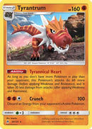 Tyrantrum 069/131  - Holofoil SM  Forbidden Light - Holo Rare