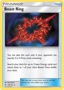 Beast Ring 102/131  - Reverse Holofoil SM  Forbidden Light - Rare