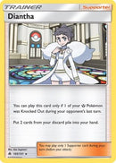 Diantha 105/131  - Holofoil SM  Forbidden Light - Holo Rare