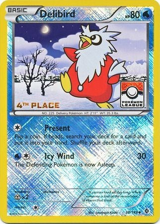 Delibird Pokemon League 4th Place [PR - 038/149]