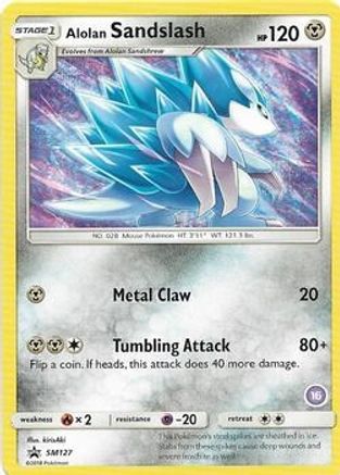 Alolan Sandslash (16) SM127  SM Trainer Kit Alolan Sandslash & Alolan Ninetales - Promo