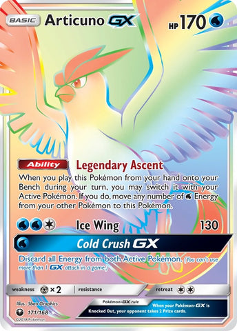 Articuno GX (Secret) [CES - 171/168]