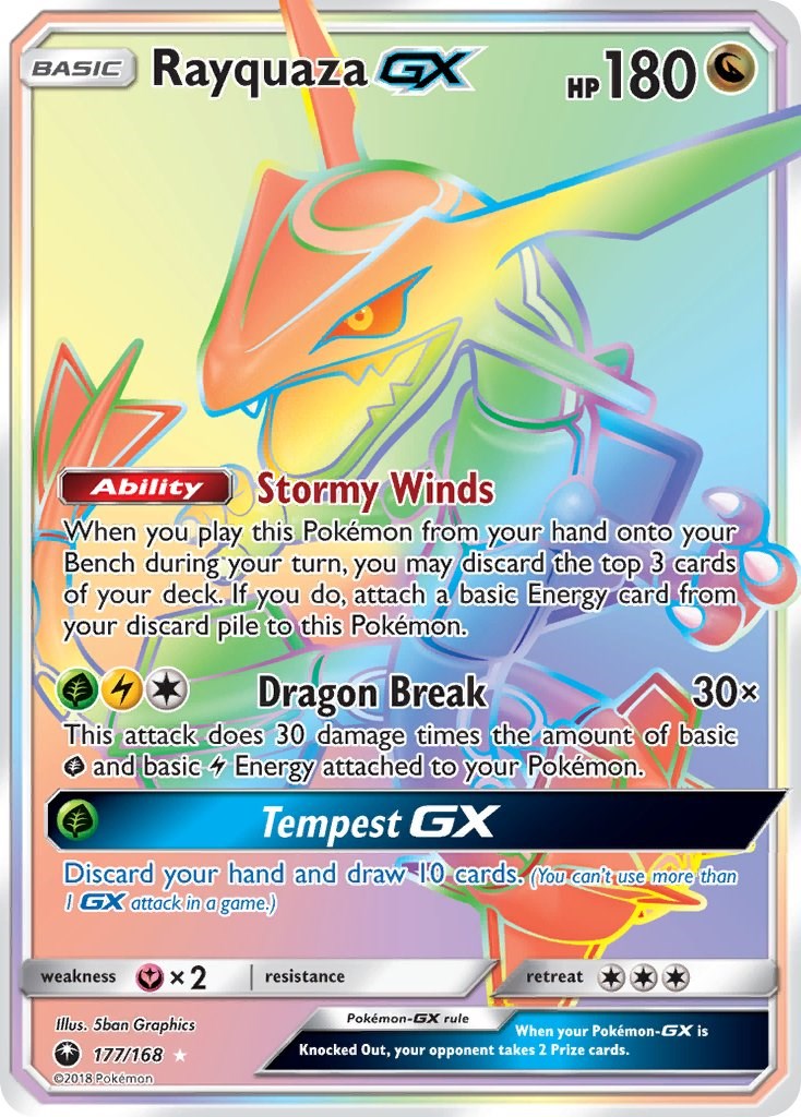 Rayquaza GX Secret [CES - 177/168]
