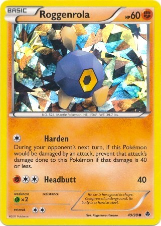 Roggenrola Cracked Ice Holo [BLE - 049/098]
