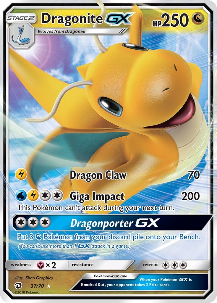 Dragonite GX [DRM - 37/70]