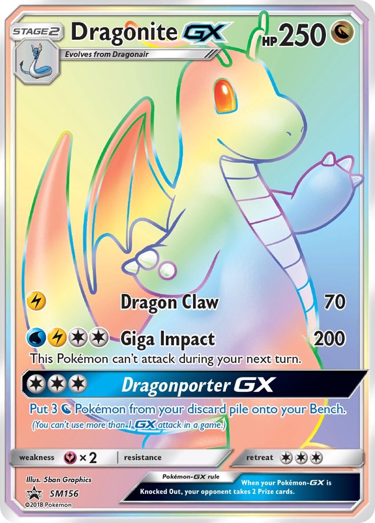 Dragonite GX - SM156 [SMP - 156]