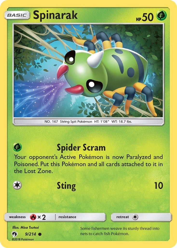 Spinarak [SM8 - 9/214]