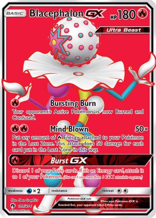 Blacephalon GX (Full Art) 199  - Holofoil SM  Lost Thunder - Ultra Rare