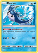 Mantine 058  - Reverse Holofoil SM  Lost Thunder - Uncommon