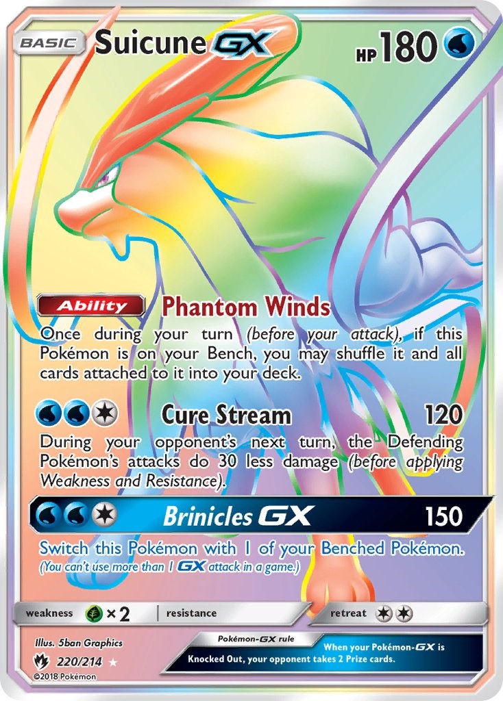 Suicune GX Secret [SM8 - 220/214]