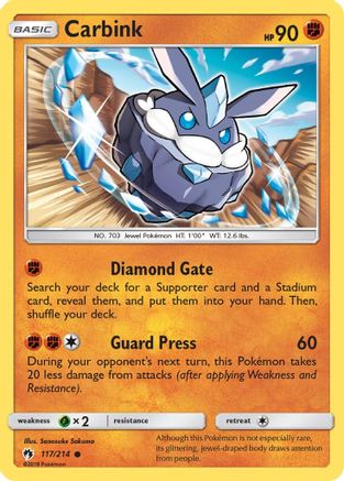 Carbink (117) 117 SM  Lost Thunder - Common