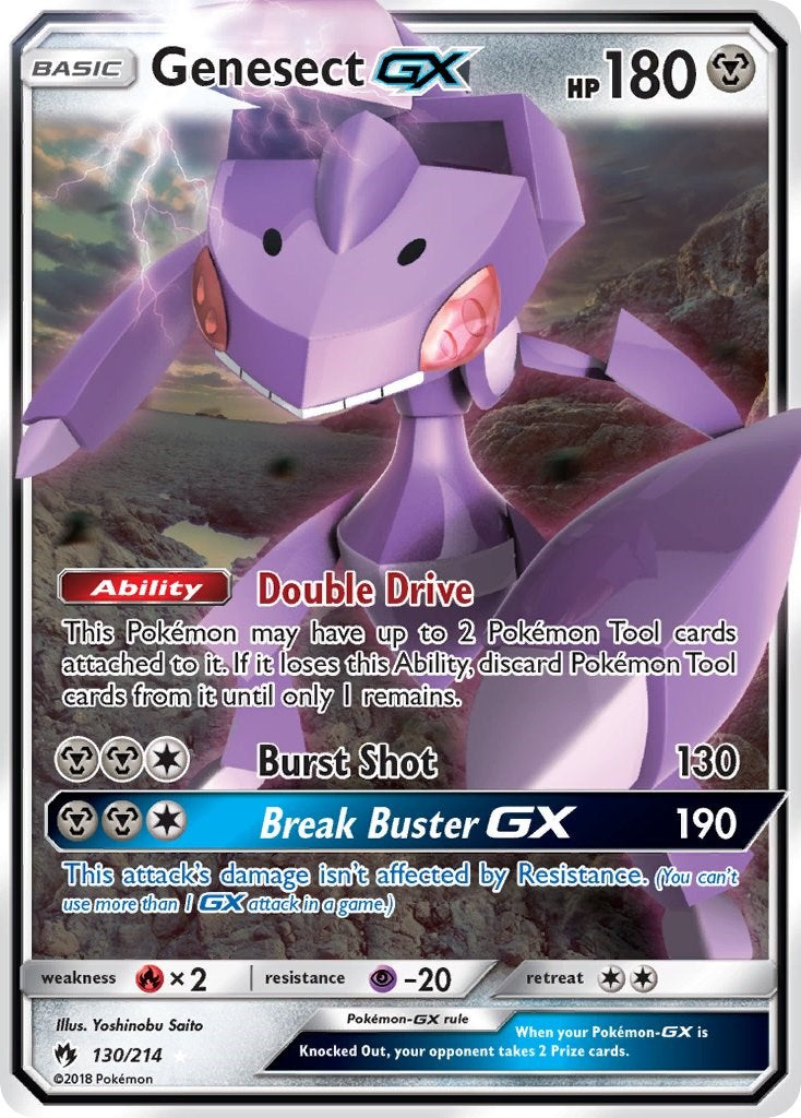 Genesect GX [SM8 - 130/214]