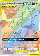 Pikachu & Zekrom GX (Secret)/181  - Holofoil SM  Team Up - Secret Rare