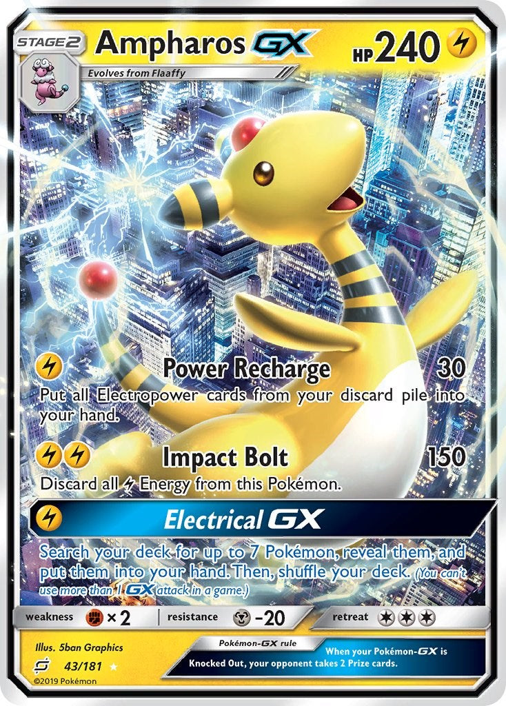 Ampharos GX [SM9 - 43/181]