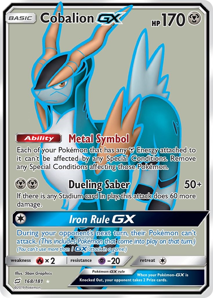 Cobalion GX Full Art [SM9 - 168/181]