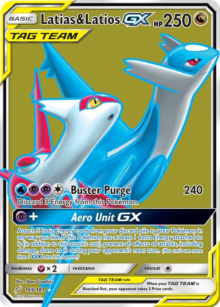 Latias & Latios GX (Full Art) [SM9 - 169/181]