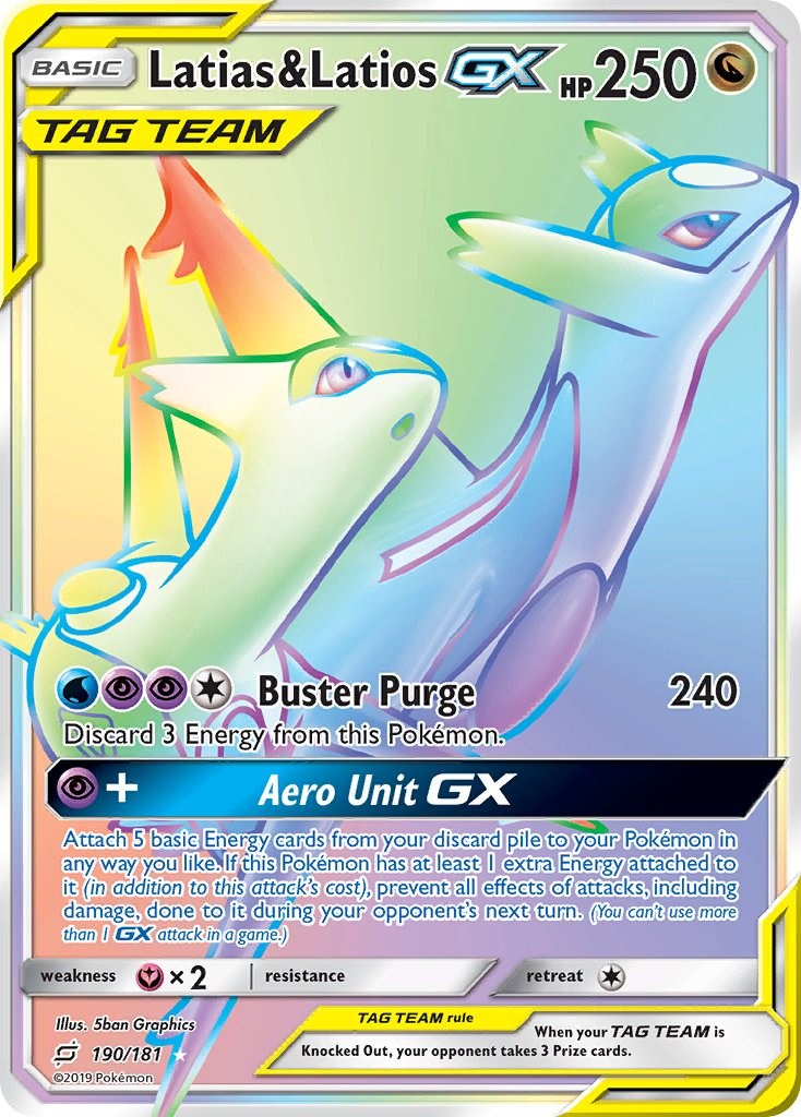 Latias & Latios GX (Secret) [SM9 - 190/181]