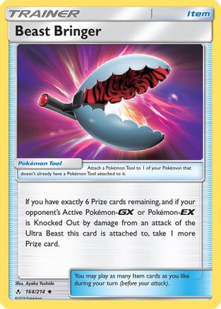 Beast Bringer 164  SM  Unbroken Bonds - Uncommon