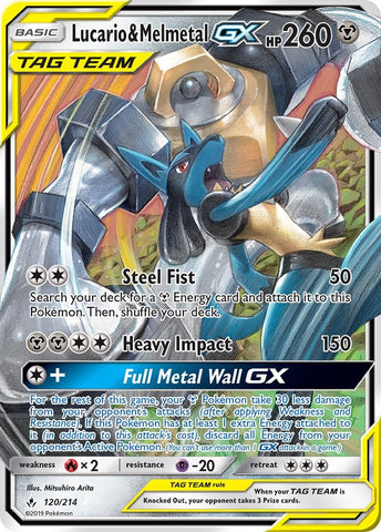 Lucario & Melmetal GX [SM10 - 120/214]