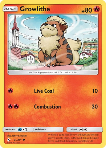 Growlithe [SM10 - 21/214]