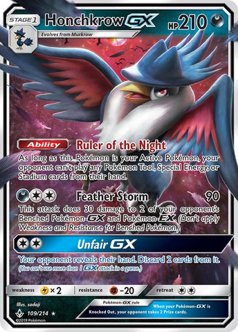 Honchkrow GX [SM10 - 109/214]