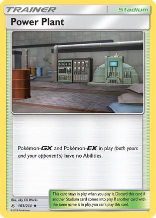 Power Plant 183/214  SM  Unbroken Bonds - Uncommon