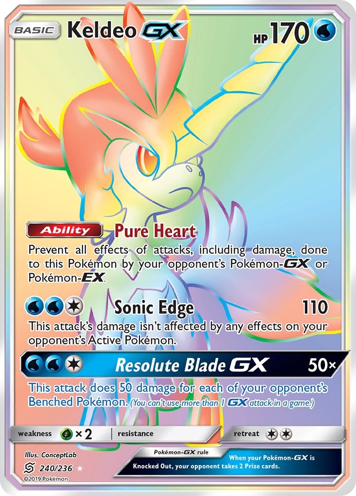 Keldeo GX (Secret) [SM11 - 240/236]