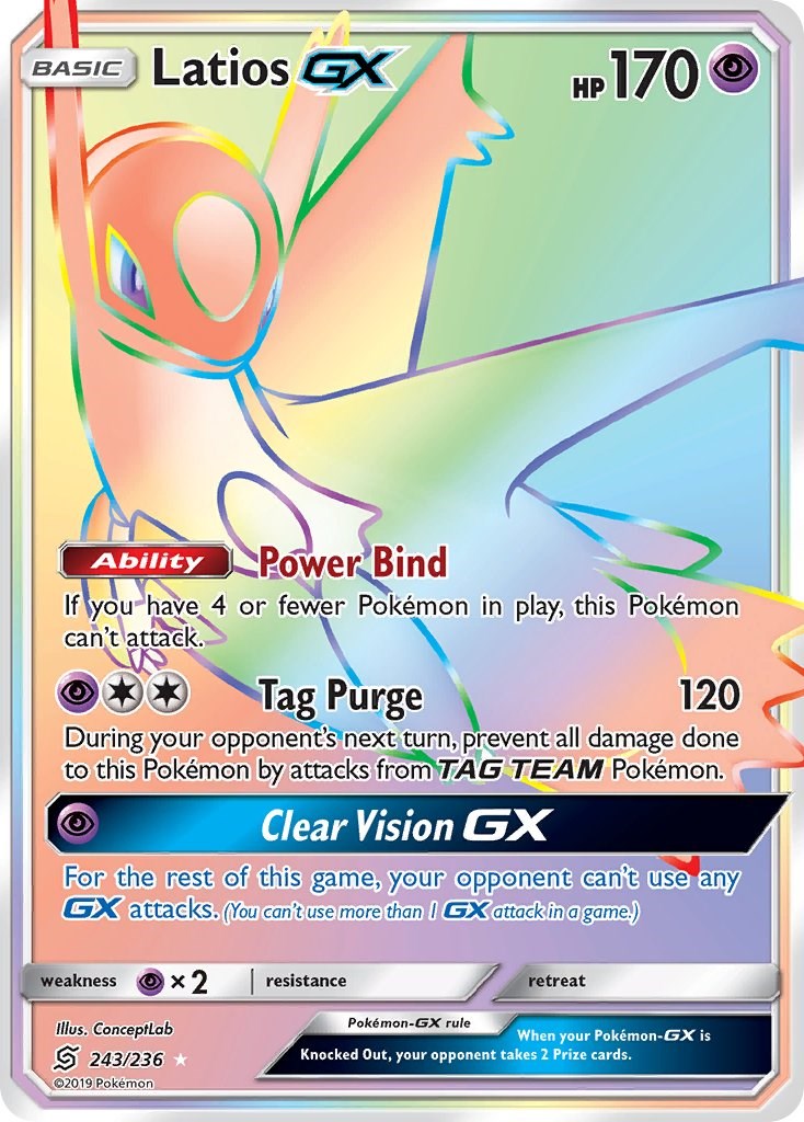 Latios GX (Secret) [SM11 - 243/236]