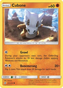 Cubone 105/236  - Reverse Holofoil SM  Unified Minds - Common