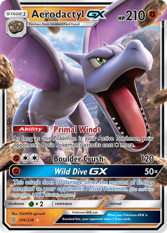 Aerodactyl GX [SM11 - 106/236]
