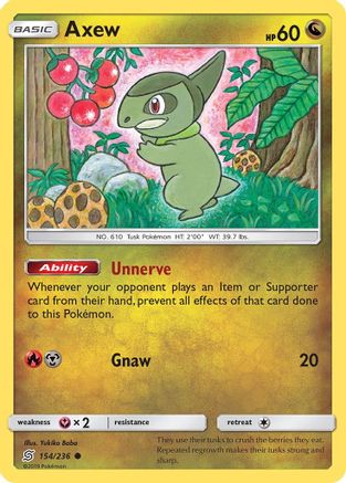 Axew 154/236 SM  Unified Minds - Common