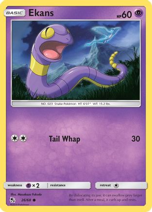 Ekans (26) 026/68  Hidden Fates - Common