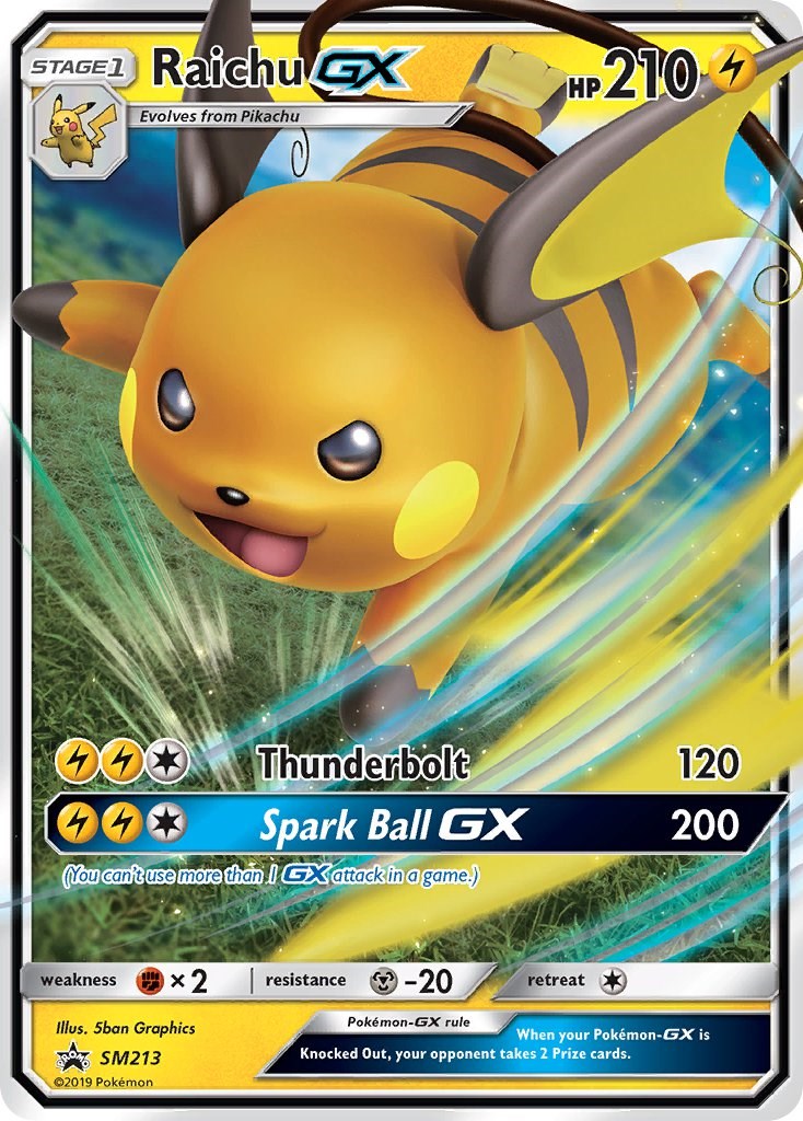 Raichu GX - SM213 [SMP - 213]