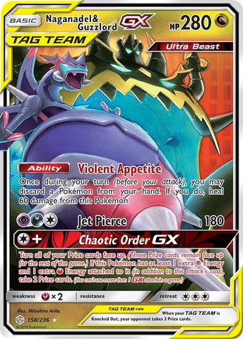 Naganadel and Guzzlord GX [SM12 - 158/236]