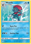 Weavile 044  SM  Cosmic Eclipse - Rare