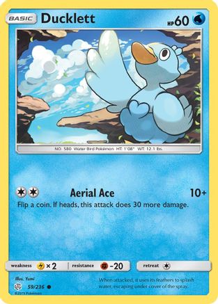 Ducklett 059/236  SM  Cosmic Eclipse - Common
