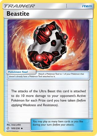 Beastite 185/236  SM  Cosmic Eclipse - Uncommon