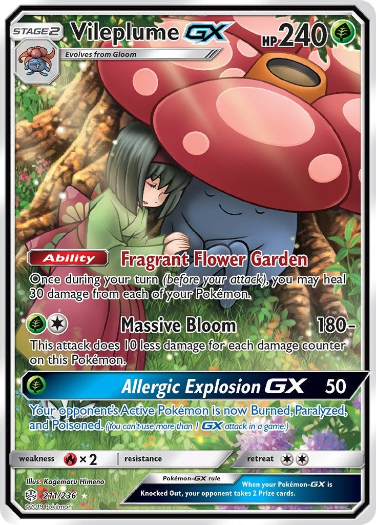 Vileplume GX (Full Art) [SM12 - 211/236]